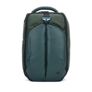 Piquadro Unisex Zaino Porta Pc 14'' 2 Comparti In Tessuto E Materi